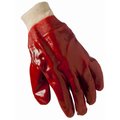 Grace Victoria Mens Grease Monkey Large Red PVC Coated Glove&#44; GR2067732